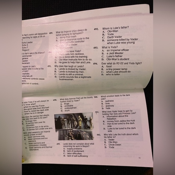 Star Wars Quiz Wiz Trilogy Episodes IV & V - Picture 5 of 9